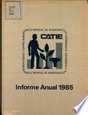 informe anual 1985