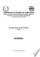 Informe anual de actividades