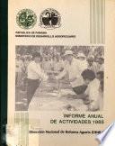 Informe anual de actividades