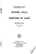 Informe anual del Secretario de Salud