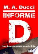 Informe D, Los Desastres Naturale De Chile