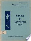 Informe de Actividades 1974