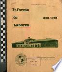 Informe de Labores 1969-1970