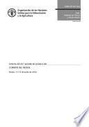 Informe del 32.º período de sesiones del Comité de Pesca: