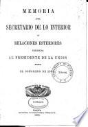 Informe del Ministro de Relaciones Exteriores al Congreso de ...