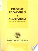 Informe económico y financiero