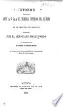 Informe presentado ante la 1a sala del Tribunal Superior del Distrito en el recurso de casacion
