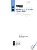 Informe sobre desarrollo humano