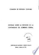 Informe sobre la revisión de la contabilidad del gobierno federal