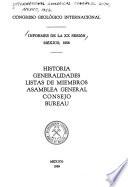 Informes de la XX sesión, México, 1956
