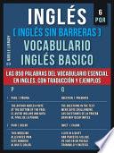 Inglés (Inglés Sin Barreras) Vocabulario Inglés Basico - 6 - PQR
