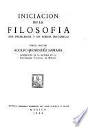 Iniciación en la filosofía