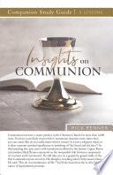 Insights on Communion Study Guide