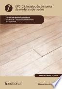 Instalación de suelos de madera y derivados. MAMS0108