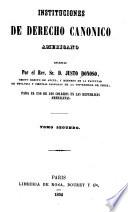 Instituciones de derecho canónico americano