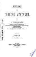 Instituciones de derecho mercantil