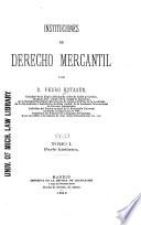 Instituciones de derecho mercantil: Parte histórica