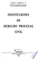 Instituciones de derecho procesal civil