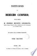 Instituciones del derecho canónico, 2