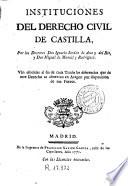 Instituciones del derecho civil de Castilla