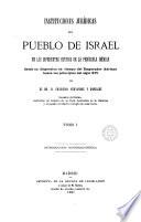 Instituciones jurídicas del pueblo de Israel en los diferentes estados de la península ibérica