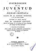 Instruccion de la juventud en la Piedad Cristiana
