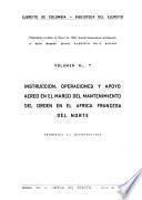 Instrucción, operaciones y apoyo aereo en el marco del mantenimiento del orden en el Africa Francesa del Norte