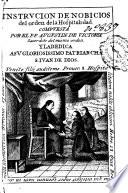 Instrución de nobicios del Orden de la Hospitalidad