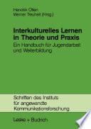 Interkulturelles Lernen in Theorie und Praxis
