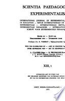 Internationaal tijdschrift voor experimentele pedagogiek