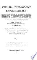 Internationaal tijdschrift voor experimentele pedagogiek