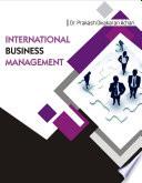 INTERNATIONAL BUSINESS MANAGEMENT