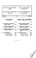 International Hydrographic Bulletin