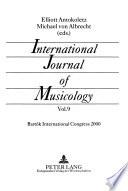 International Journal of Musicology