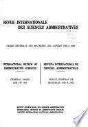 International review of administrative sciences