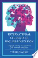 International Students in Higher Education
