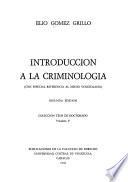 Introducción a la criminologia