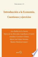 Introducción a la Economía. Cuestiones y ejercicios