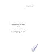 Introducción a la gramática transformacional en español