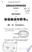 Introduccion a la Historia del Derecho
