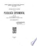 Introducción a la psicología experimental