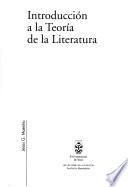 Introducción a la teoría de la literatura