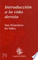 Libro Introducción a la vida devota
