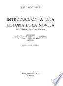 Introducción a una historia de la novela en españa, en el siglo XIX