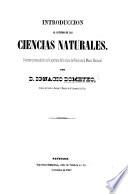 Introduccion al estudio de las ciencias naturales, etc