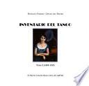 Inventario del tango: 1849-1939
