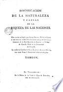 Investigacion de la naturaleza y causas de la riqueza de las naciones