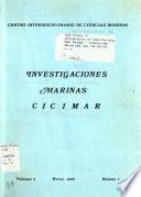 Investigaciones marinas CICIMAR
