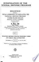 Investigation of the National Defense Program: Gasoline rationing and fuel oil situation, War Department program for procurement and production of munitions, Nov. 27, 30, Dec. 1, 2, 5, 9, 16, 1942