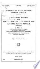 Investigation of the National Defense Program